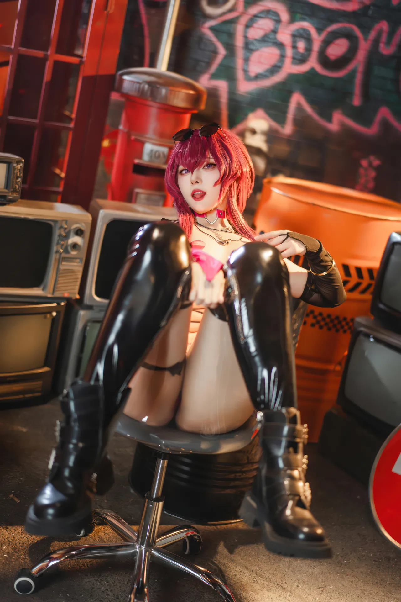 Natsuko夏夏子 - 崩坏：星穹铁道 卡芙卡 dishwasher同人-erohere50.webp